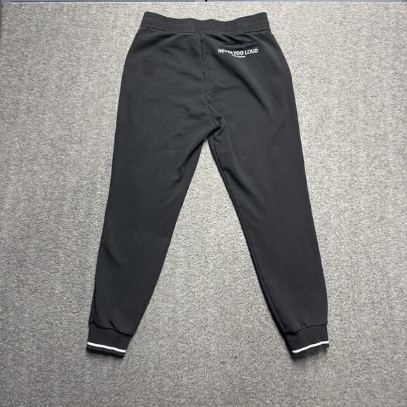 Armani Exchange Joggers Mens Small* Black Drawstring Sweatpants Track Pockets - Picture 4 of 7